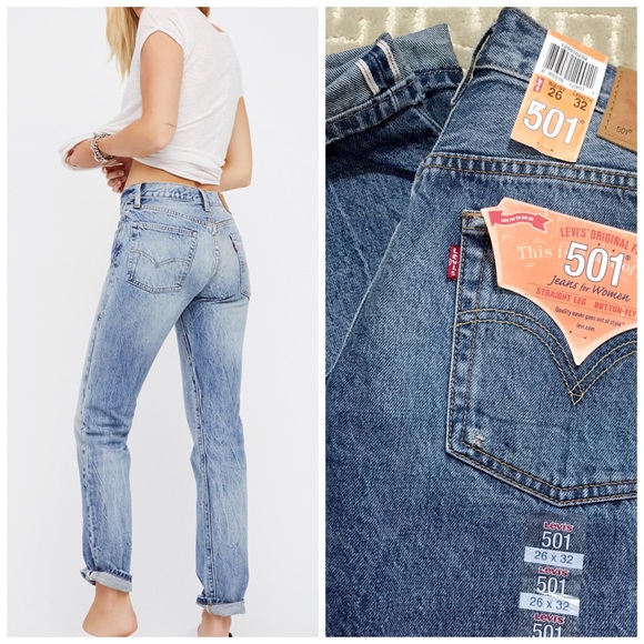 levi's 501 high rise jeans